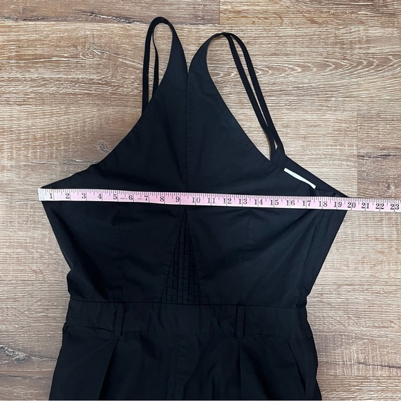REISS Jessie Black Cotton Jumpsuit Size Large - Picture 13 of 15